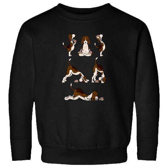 Dog Yoga PiDay Funny Puppy Meditate Teacher Student Gifts Sweatshirts