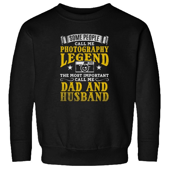 Mens Photography Photographer Daddy Photograph Dad Sweatshirts