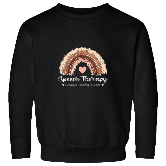 Retro Speech Therapy Speech Language Pathologist Therapist 7 Sweatshirts