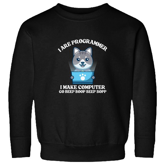 I Are Programmer Cat Engineer Full Stack Software Developer Sweatshirts