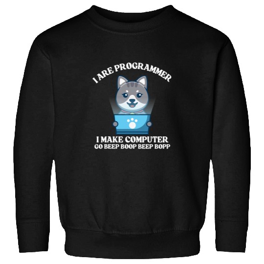 I Are Programmer Cat Engineer Full Stack Software Developer Sweatshirts