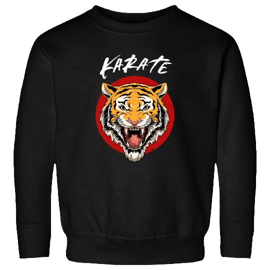 Karate Tiger Head Sweatshirts