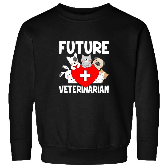 Future Veterinarian Boy Girl Veterinary Assistant Technician 8 Sweatshirts