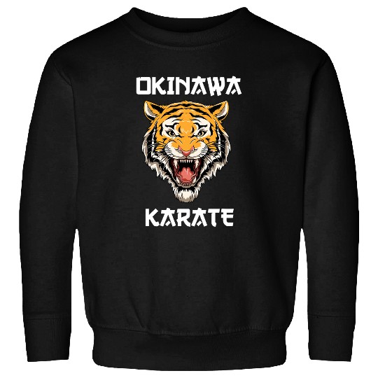 Karate Tiger Head Karate Japanese Martial Arts Sweatshirts