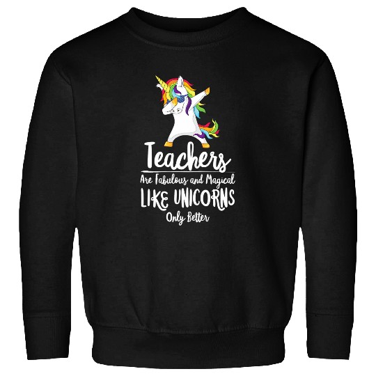 Teacher Unicorns School Therapist Counselor Teaching Student Sweatshirts
