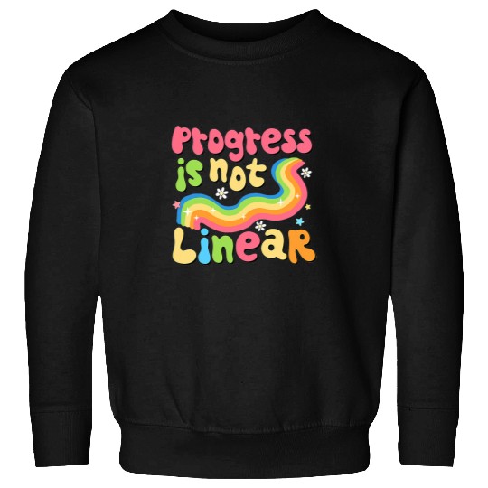 Retro Progress Is Not Linear SPED Teacher Appreciation Women Sweatshirts