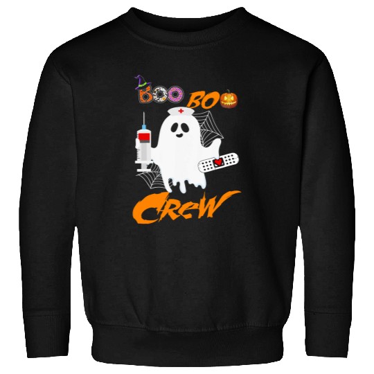 Boo Boo Crew nurses Scrub Halloween nurses s For Women Sweatshirts