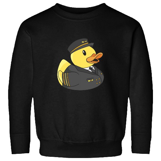 Rubber Duck Pilot Aircraft Ducky Funny Rubber Duck Lover Sweatshirts