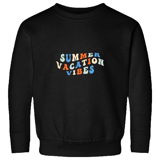 Retro Summer Vacation Beach Week Matching Teacher Sweatshirts