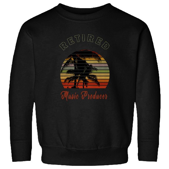Retired Music Producer Retirement Gift Beach Sweatshirts