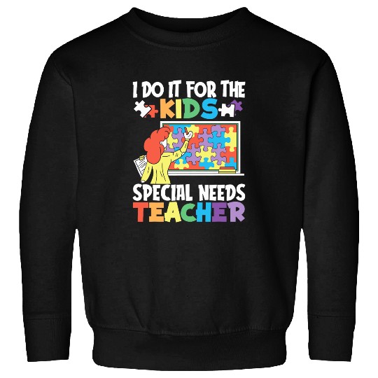 Teacher Puzzle Scholar Educator Student Special Education Sweatshirts
