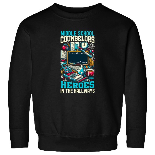 Middle School Counselor Student Counseling Profession 8 Sweatshirts