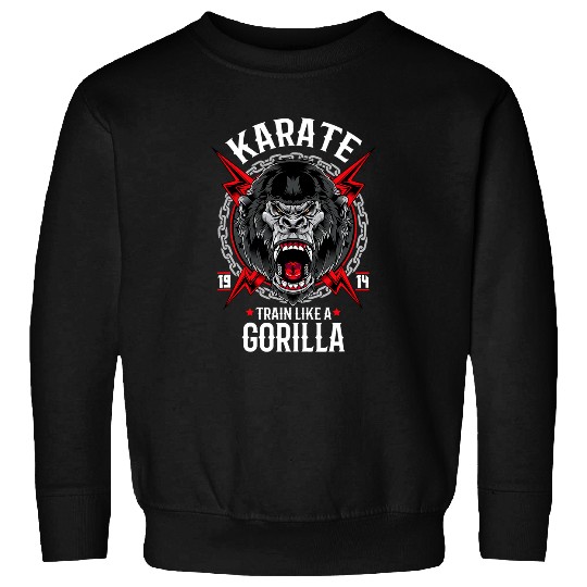 Angry Gorila Karate Gift Sweatshirts