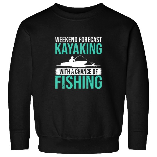 Kayak Fishing Canoe Angler Boat Paddle Kayaking Fisherman 9 Sweatshirts