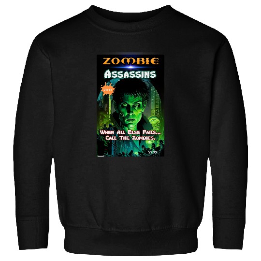 Adult Manga Zombie Assassins Volume Fifteen Comic Book Cover Sweatshirts