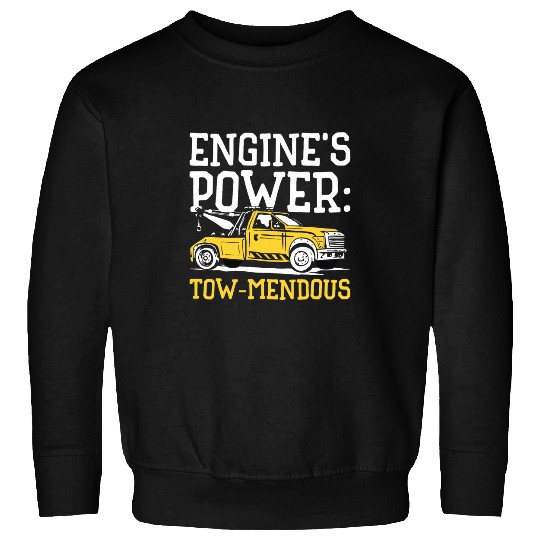 Tow Truck Driver Trucking Engine Operator Trucker Operator Sweatshirts