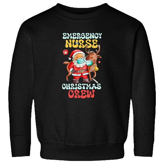 ER Emergency nurses Christmas Crew Emergency Room Staff RN Sweatshirts