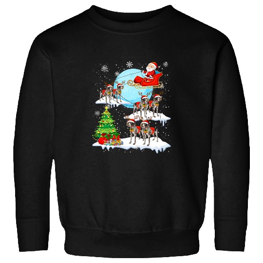 german shorthair pointer dog reindeer christmas 2cute Sweatshirts