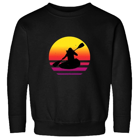 Kayaking Kayak Canoe Men Ladies Paddle Boat Sweatshirts