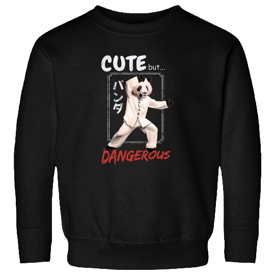 Animal Cute Dangerous Love Panda Bear Karate Taekwondo Sweatshirts