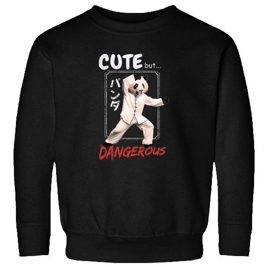 Animal Cute Dangerous Love Panda Bear Karate Taekwondo Sweatshirts
