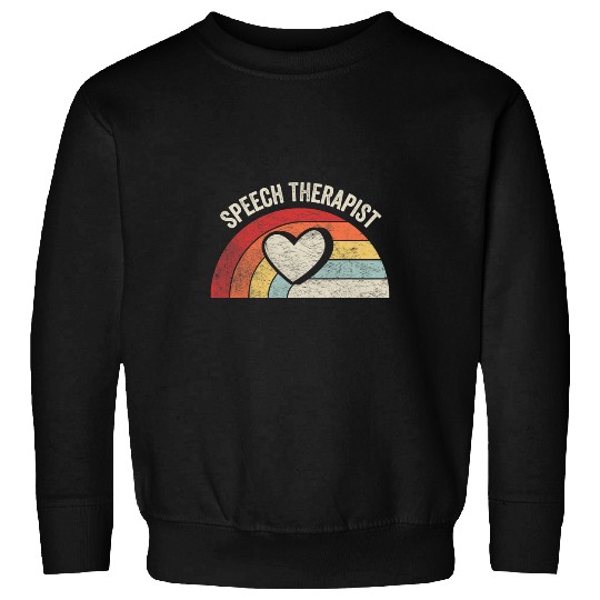 Retro vintages Speech Therapis Speech Pathology Gift 7 Sweatshirts