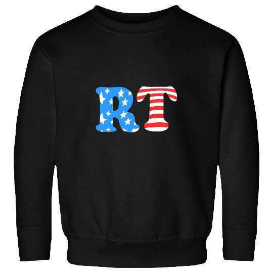 Respiratory Therapist American Flag Memorial Day 4th of July Sweatshirts