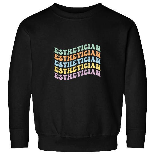 Esthetician Skin Therapist Skin Care Professional Retro Sweatshirts