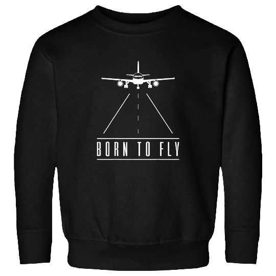 Born To Fly Airplane Pilot Aviation RC Model Flight Sweatshirts