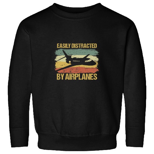 Funny Pilot Airplane Aviation Enthusiast Graphic Sweatshirts