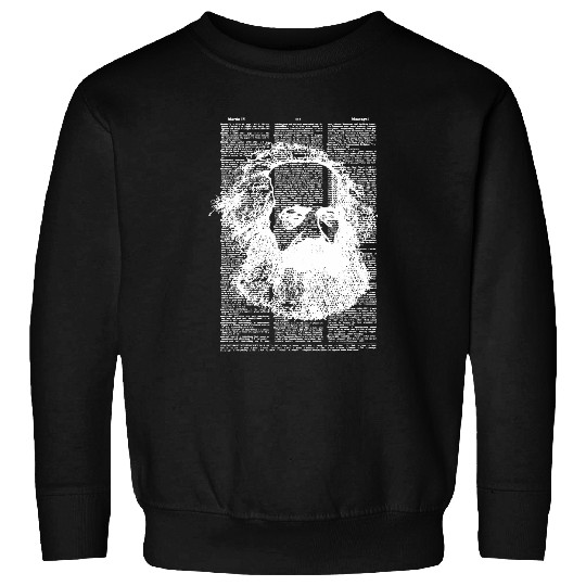 Karl Marx Book Page White SOVI8 vintages Propaganda Sweatshirts