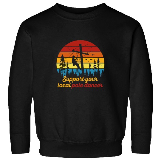 American Lineman Powerline Worker 7 Sweatshirts