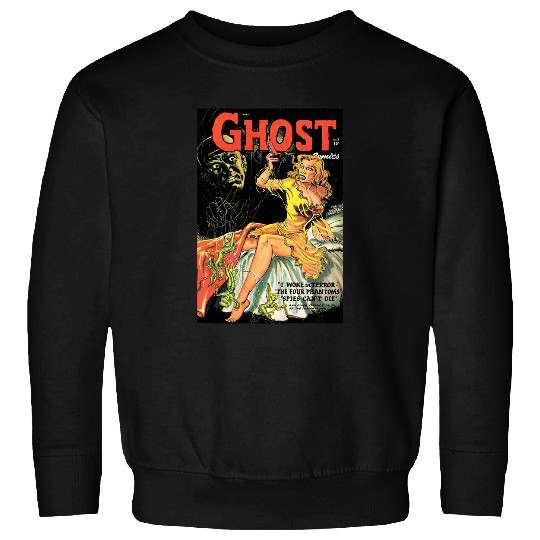 Halloween Horror vintages ghosts Comic Book Retro Scary Sweatshirts