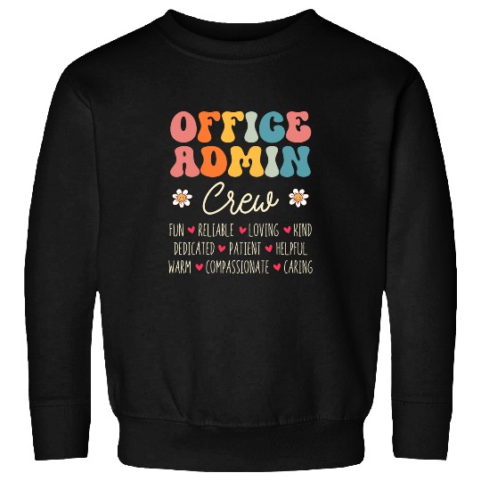 Office Admin Crew Appreciation Week Back to School Sweatshirts