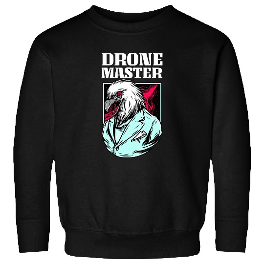 Drone Life Master Bald Eagle Birdwatcher Quadcopter Pilot Sweatshirts