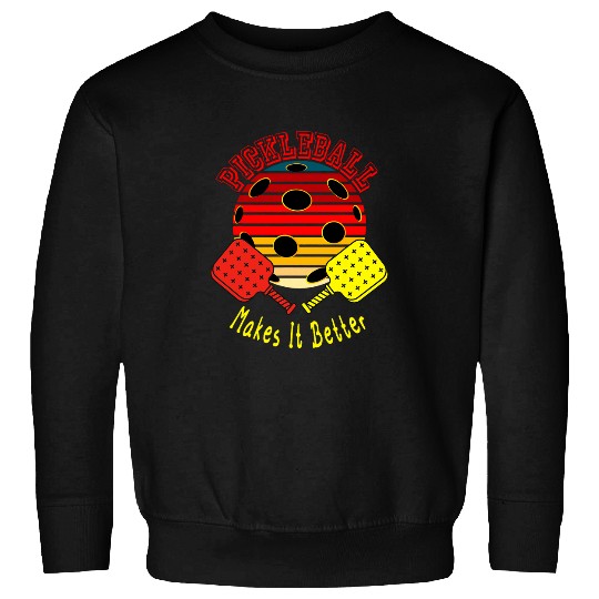 Beautiful Pickleball Design For Men Women Pickleball Player Sweatshirts
