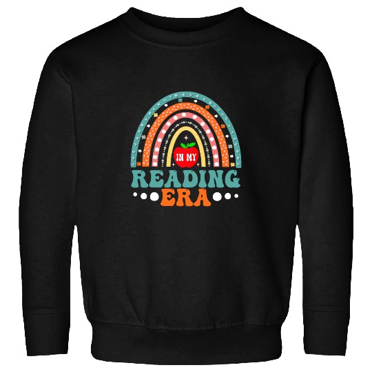 Groovy In My Reading Era Book Lovers Funny Book Reade Sweatshirts