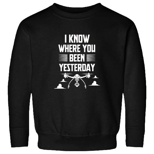 Drone Gifts For Men Boy with Copter FPV Women Multicopter Sweatshirts