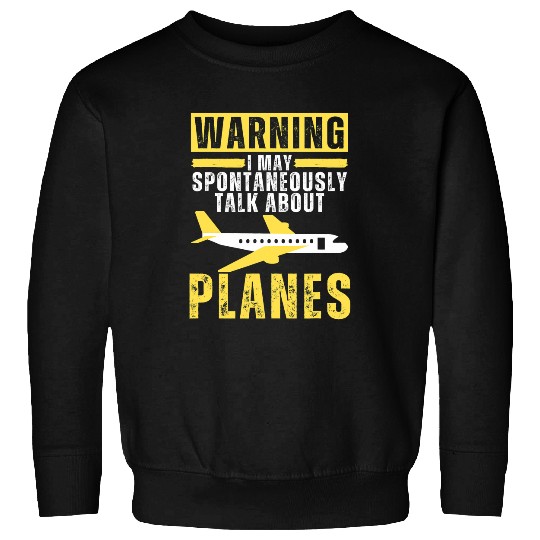 Funny Pilot Design For Men Women Airplane Airline Pilot 3 Sweatshirts