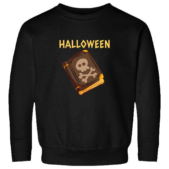Evil Spell Book Halloween Women Evil Spirits Book Halloween Sweatshirts