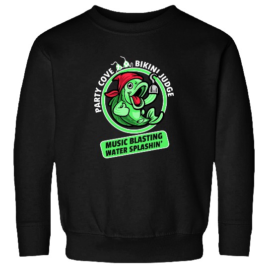 Funny Boating Adult Bikini Party Cove Pirate Drinking Beer Sweatshirts