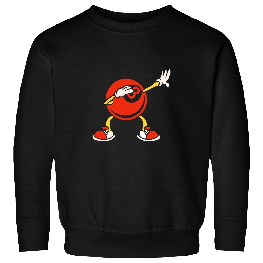 8Ball Pool Billiard Pool Dab Dance Funny Billiard Dabbings Sweatshirts