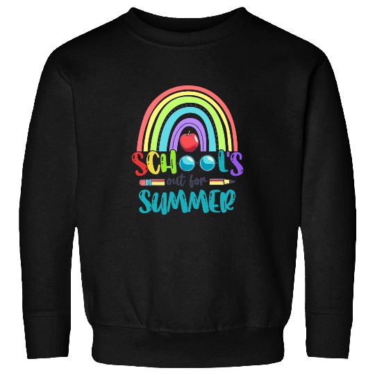 Last Day Of School Schools Out For Summer Teacher Student 2 Sweatshirts