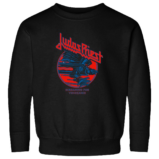 Judas Priest Screaming For Vengeance Blue Eagle Sweatshirts