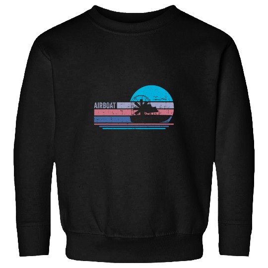 Airboat Florida Everglades vintages 1 Sweatshirts