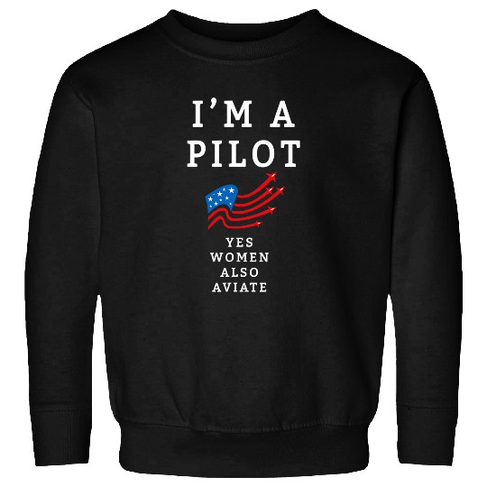 Women Pilot Ideas Female Aviator Design For Pilots Sweatshirts