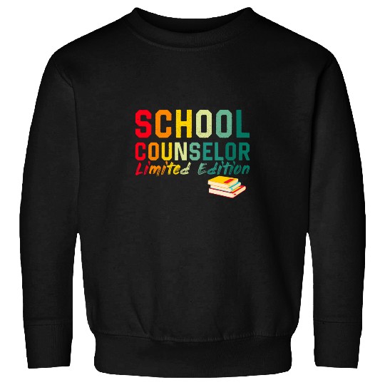 SCHOOL COUNSELOR Funny Job Title Profession Worker Sweatshirts