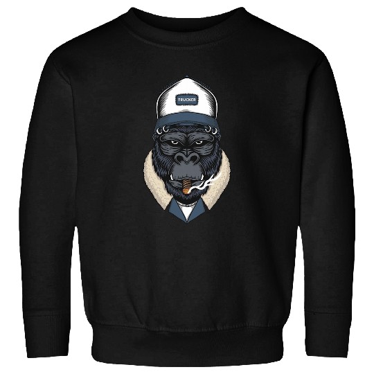 The Trucker Gorilla Is My Spirit Animal Sweatshirts
