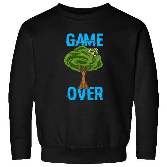 Game Over Drone stuck in a tree Funny Drone Pilot Sweatshirts