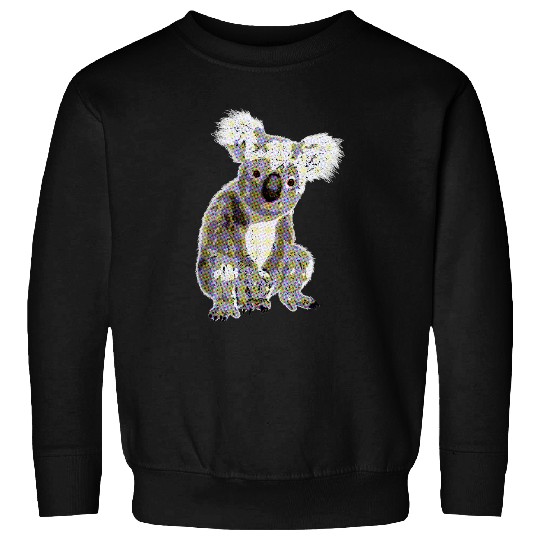 Koala Bear Comic Book Cute Fluffy Animal Australia Sweatshirts
